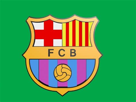 Barcelona Football Logo 3d Model Turbosquid 1362144
