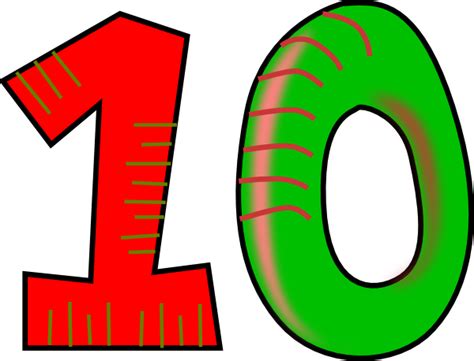 Ten Red Green Clip Art At Vector Clip Art Online Royalty