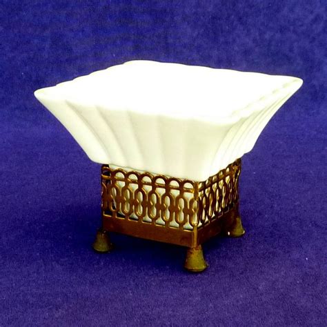 Mid Century White Ceramic Planter with Stand from ... Shop for mid century plant stand online at target.