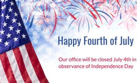 City Of Dexter Offices Closed Wednesday July 4th