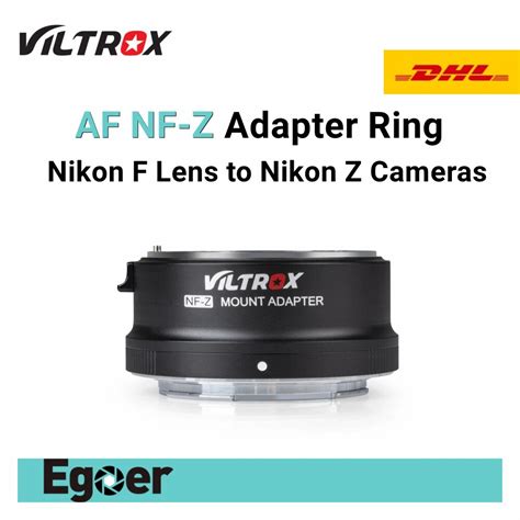 Viltrox Nf Z Auto Focus Lens Adapter Ring For Nikkor Nikon F Lens To Nikon Z Cameras Z6ii Z7 Z50