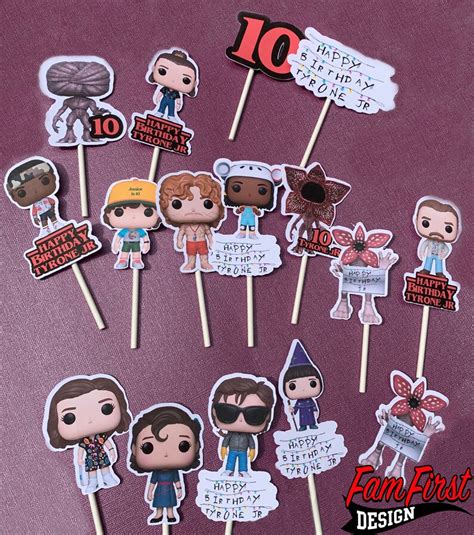 Stranger Things Cupcake Toppers Printable Printable Word Searches