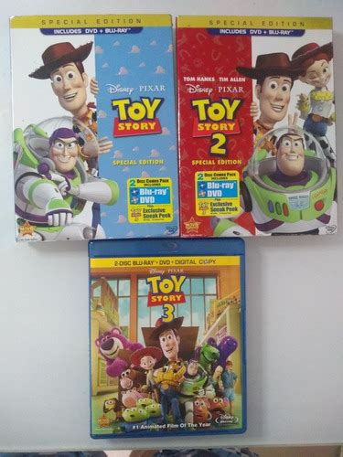 Colección Pelicula Original Toy Story Blue Ray Dvd Disney Mercadolibre