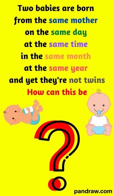 Twins Riddle Fun Quotes Funny Funny Riddles With Answers Jokes And