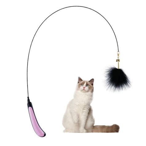Cat Dangler Cat Teaser Dancer With Bell Interactive Wand Toys With Bell