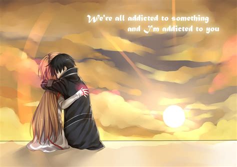 anime hug wallpaper 57 images