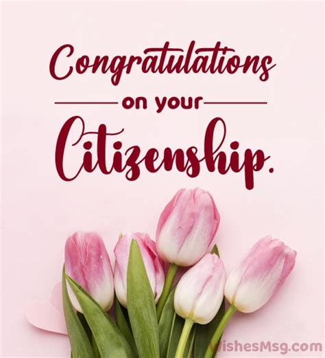 50 Citizenship Congratulations Messages And Wishes Best Quotations