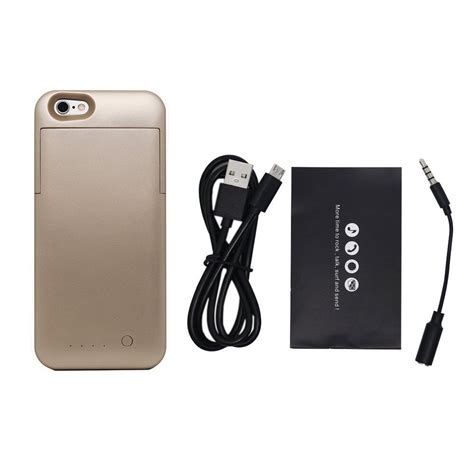 Apple Mfi Certified Battery Charging Case 4000mah For Iphone 6 Plus