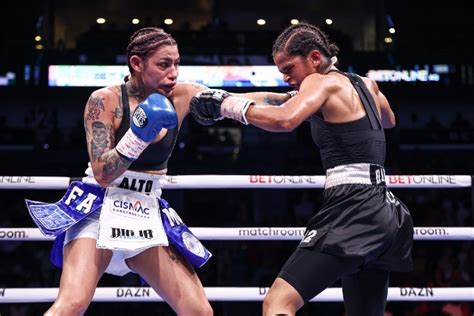 Photos Alejandra Guzman Shocks Ramla Ali With One Punch Knockout Boxing News