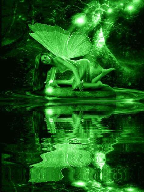 Green Fairy Images Images  Fairy Angel Fairy Art Behind The