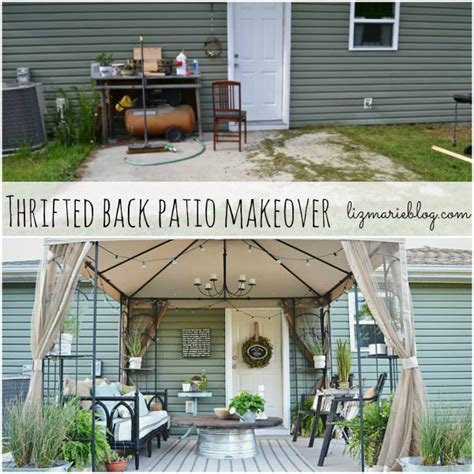 Back Patio Makeover Full Reveal And Source List