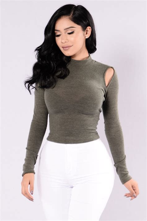 The Get Away Sweater Olive Fashion Nova Sweaters Fashion Nova