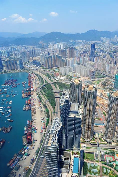 Hong Kong Aerial View Stock Image Image Of China Landmark 26318221