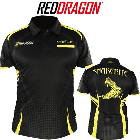 Red Dragon Peter Snakebite Wright Dart Shirts For Sale Avid Darts