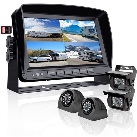 Buy Backup Camera System With 9 1080p Monitor For Rv Semi Box Truck