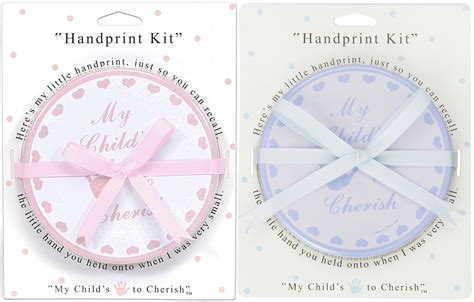 Child To Cherish Baby Handprint Tin Plaster Hand Print Kit