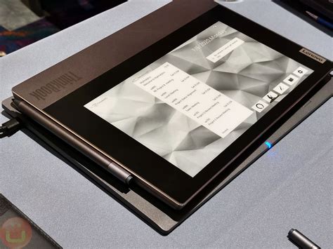 Lenovo Thinkbook Plus With Secondary E Ink Display Ubergizmo