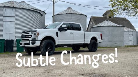 Our New 2022 F350 Tremor With Some Cosmetic Updates Youtube