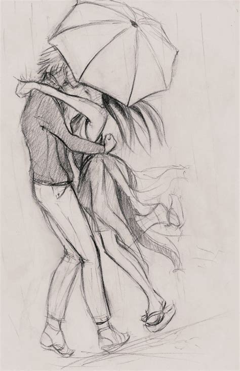 40 Romantic Couple Pencil Sketches And Drawings Dibujos A Lápiz