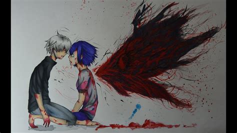A collection of the top 63 kaneki and touka tokyo ghoul wallpapers and backgrounds available for download for free. Drawing Kaneki and Touka- Tokyo Ghoul - YouTube