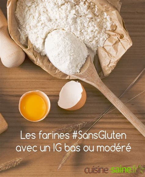 Farines Sans Gluten Avec Index Glyc Mique Ig Bas Ou Mod R