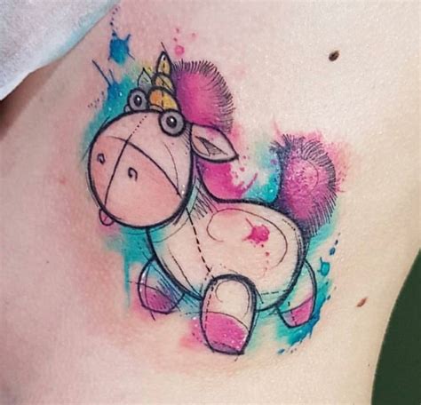 Unicorn Tattoo By Josie Sexton Unicorn Tattoos Disney Tattoos Girly Tattoos