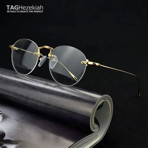 Marco Para Gafas De Titanio Para Hombre Y Mujer Sin Marco Ultraligero Para Ordenador