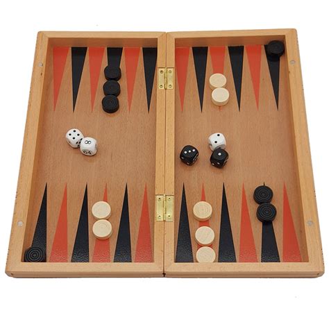 Folding Chess Board Chess Draughts And Backgammon Set