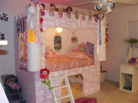You have girls, and they want to be like princesses, so why not put in bunk beds befitting royalty. Princess Castle Bed Plans For Girls