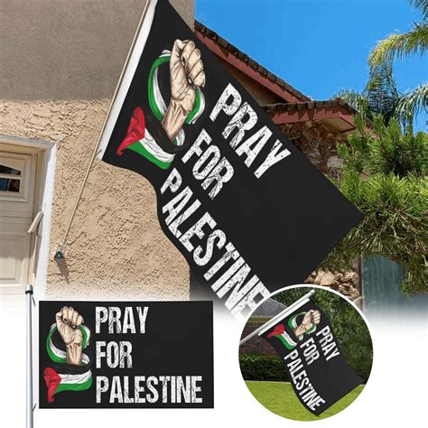 Palestine Flag, Palestine Lives Matter Flag, 3x5 Outdoor Double Sided