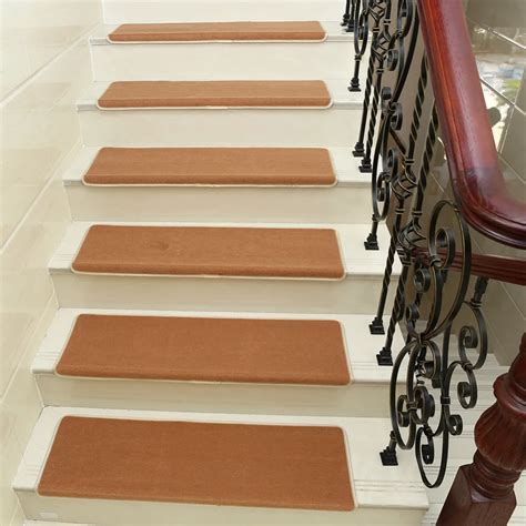 5pcsset New Home Anti Slip Floor Staircase Carpets Stair Treads
