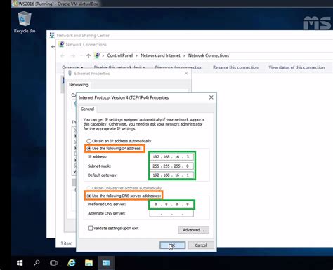 How To Assign A Static IP Address To Windows Server 2016