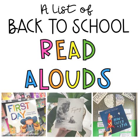 23 Dynamic Back To School Read Alouds