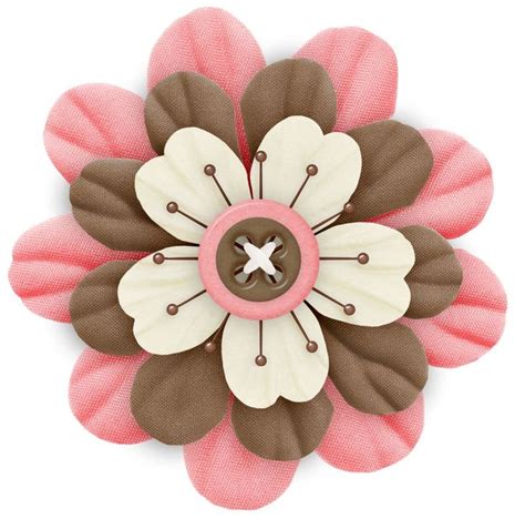 Flowers‿ ⁀° Scrapbook Flowers Flower Clipart Flower Crafts