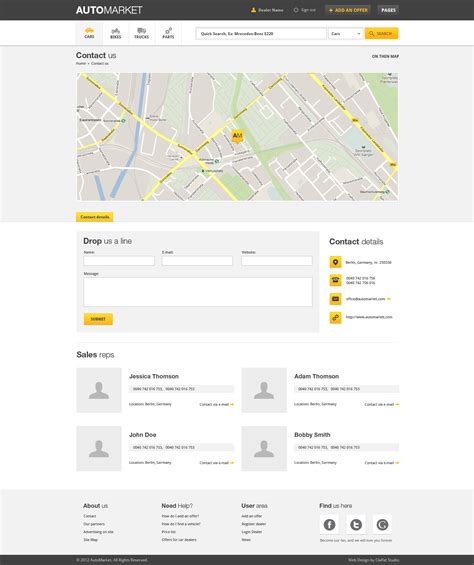 AutoMarket - HTML Vehicle Marketplace Template | Templates ...