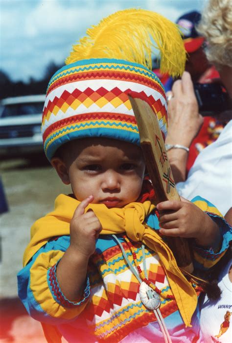 Florida Memory Seminole Boy Dressed Up For The Brighton Seminole