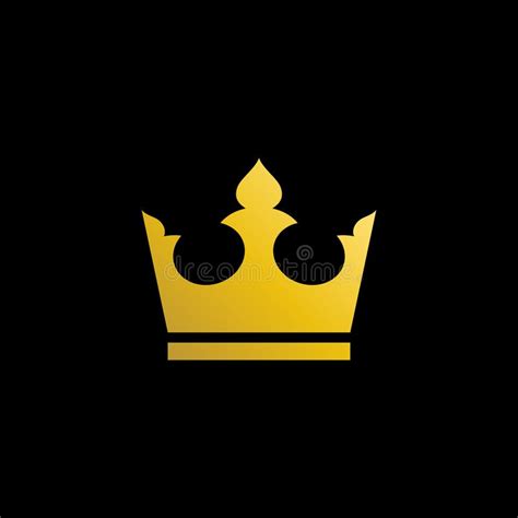 Unique Simple Modern Royal Crown Icon Logo Symbols Stock Vector
