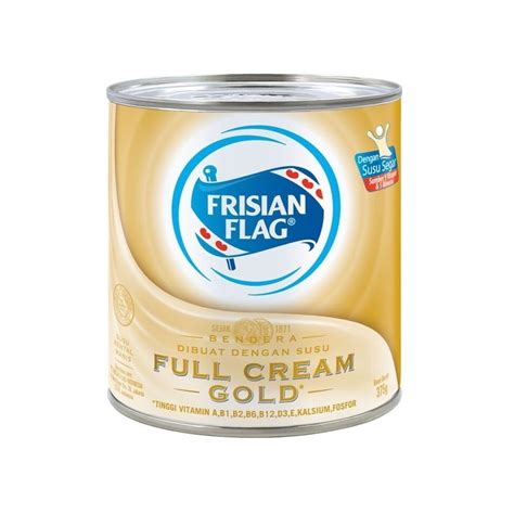 Walaupun demikain, susu ini memiliki kandungan protein dan vitamin yang dapat memenuhi kebutuhan tubuh. Susu Bendera Gold Frisian Flag Full Cream 370 gr murah ...