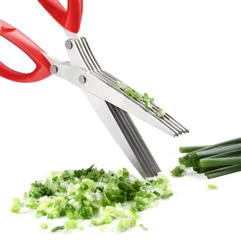 Herb Scissorsbesiva Kitchen Scissors Multipurpose 5 Blade Stainless