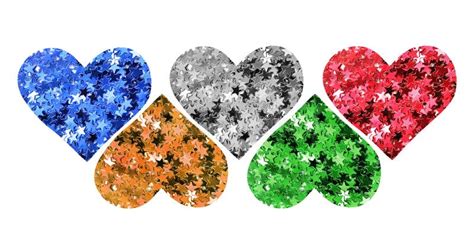 Glitter Hearts Isolated Stock Image Image Of Glitter 112179101