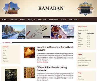 Free Downoad Ramadan Blogger Template | Free Template