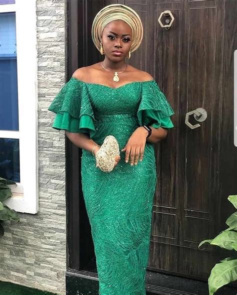 80 Latest Aso Ebi Styles For 2023 Updated Weekly Thrivenaija African Lace Styles African