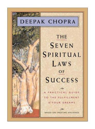 The Seven Spiritual Laws Of Success By Deepak Chopra Hardcover Book
