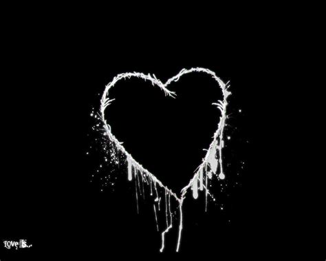 Black And White Heart Wallpaper Focus Wiring