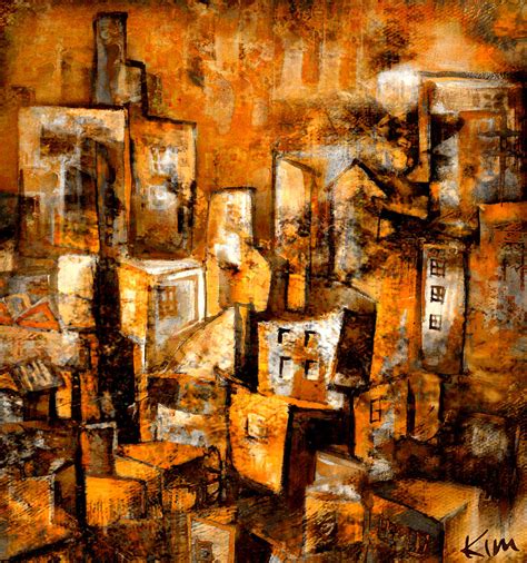 Urban Abstract 1 Mixed Media By Kim Gauge