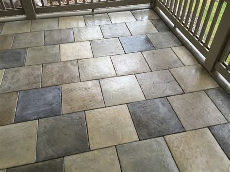 It was time for my husband and i to take our patio from beige and boring to something more along the lines of the interior of our house which is a little bit more dramatic. Installing DekTek Tiles Over an Existing Wood Deck - Traditional - Deck - Minneapolis - by ...