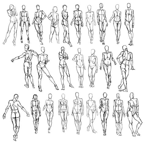 Practice Makes Perfect Life Drawing Body Reference Sketches