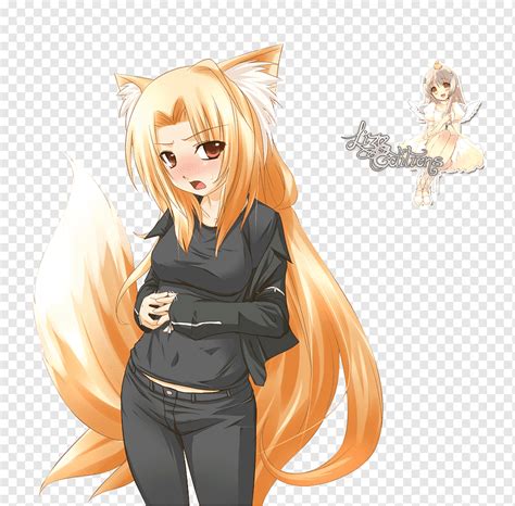 Anime Dibujo Catgirl Manga Anime Pelo Negro Manga Personaje De