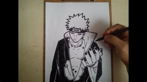 Ninja World How To Draw Pain From Naruto Step By Step