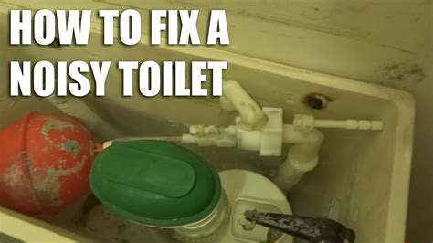 How To Fix A Noisy Toilet After Flushing Youtube